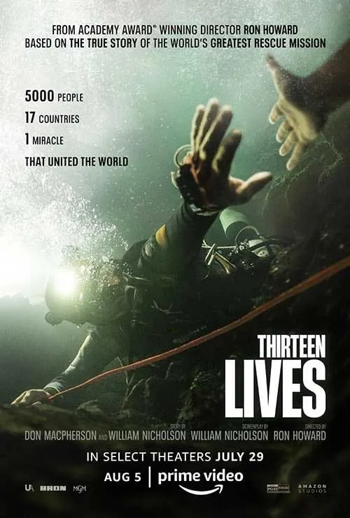 Thirteen Lives drama movie available in HD on Cabo IPTV