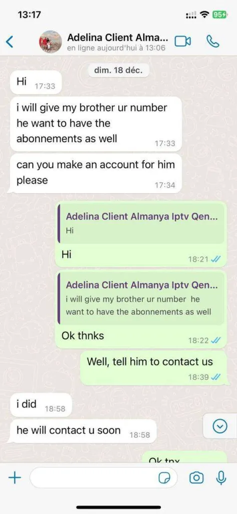Setup guide help on WhatsApp from Cabo IPTV